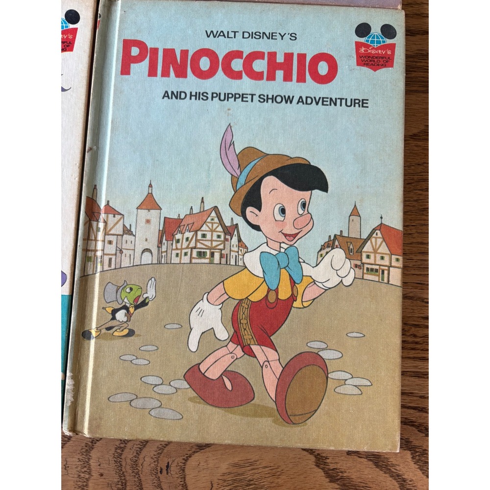 4 Vintage Disney Wonderful World of Reading Books Rare Peter & the Wolf & More - Picture 5 of 9